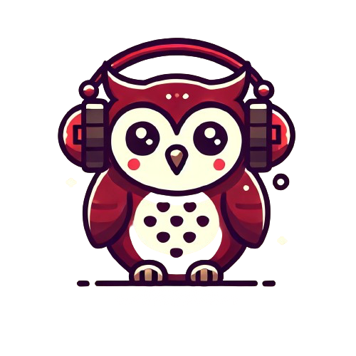 Owl with Headphones